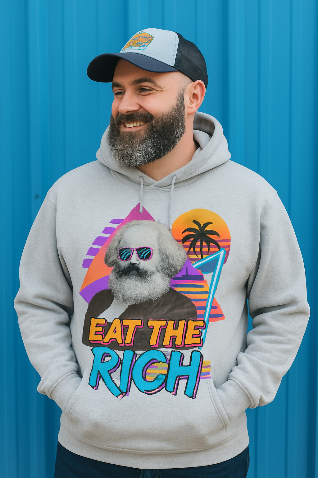 Eat The Rich Hoodie - Front View
